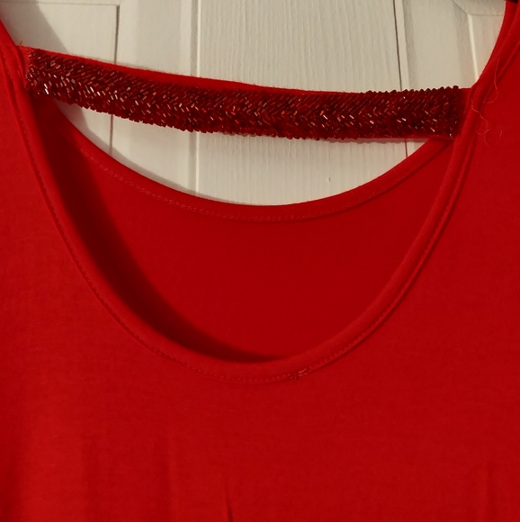 NWOT Red bodycon dress - Picture 3 of 10